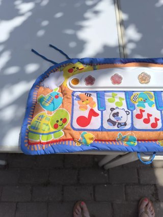 Alfombra Piano infantil musical con animales