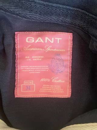 Polo Gant Talla M Azul y Rosa