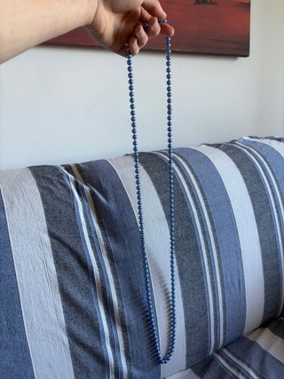 Collana di perle azzurre Donna Ottima