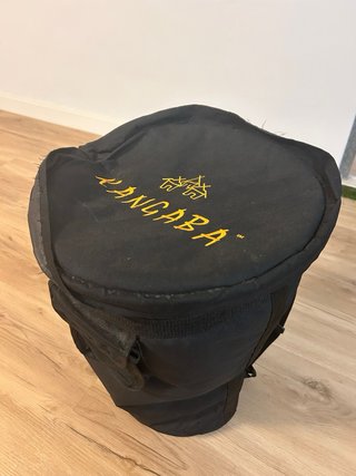 Djembe Africano Madera Tallada + Funda