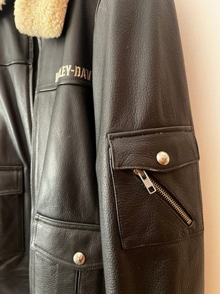 Chaqueta Piel Harley-Davidson Negra