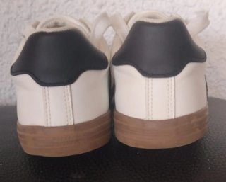 Zapatillas Bamba Beige y Blanco