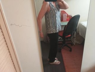 Top Isato pedrería azul y blanco Talla M/L