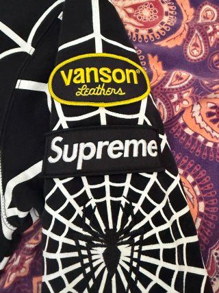 Sudadera Supreme  x Spiderman  Zip Up