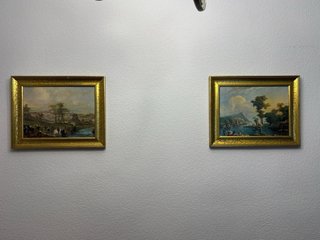 Conjunto 2 Cuadros Paisaje Montaña