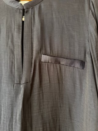 Camisa Zara azul marino mujer