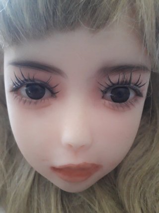 Cabeza maniquí silicona para maquillaje