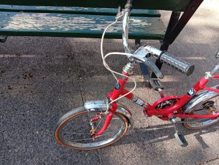 Bicicleta BH antigua roja