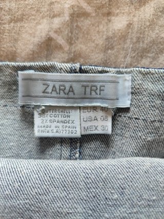 Vestido palabra de honor Zara T40