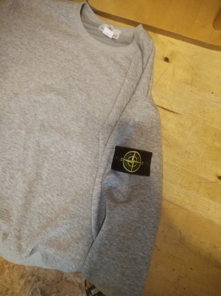 Sudadera Stone Island Hombre Gris