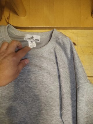 Sudadera Stone Island Hombre Gris