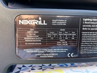 Barbacoa a gas portatile nera
