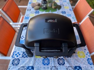 Barbacoa a gas portatile nera