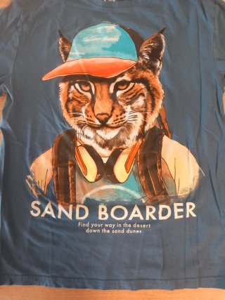 T-shirt ragazzo C&A con stampa gatto