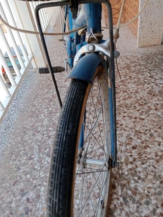 Bicicleta con cesta delantera