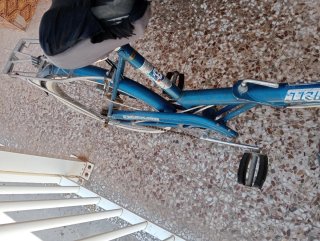 Bicicleta con cesta delantera