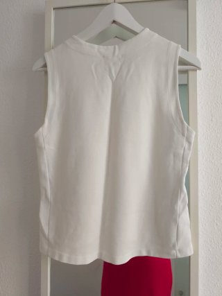 Camiseta sin mangas Bimba y Lola blanca