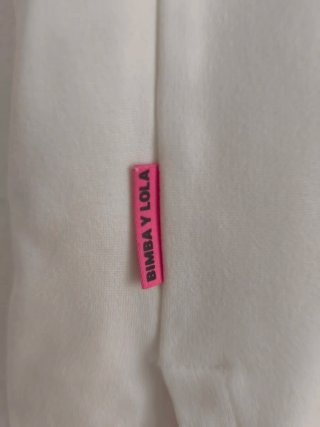 Camiseta sin mangas Bimba y Lola blanca