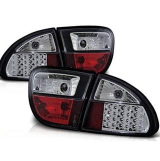 Pilotos traseros LED negros para Seat León 1M (199