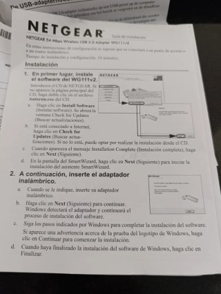 Adaptador USB Inalámbrico NETGEAR