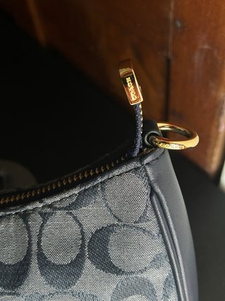Borsa Coach Monogram Blu/Grigio