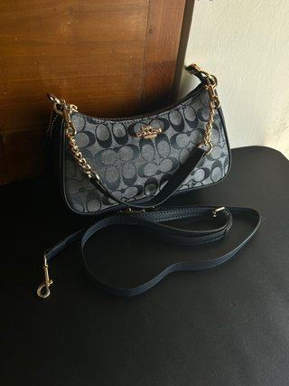 Borsa Coach Monogram Blu/Grigio