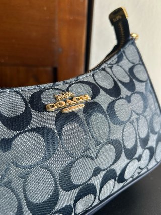 Borsa Coach Monogram Blu/Grigio