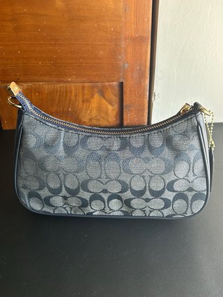 Borsa Coach Monogram Blu/Grigio