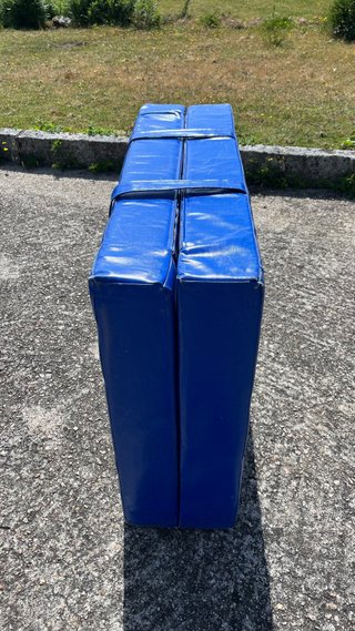 Colchoneta de boulder azul