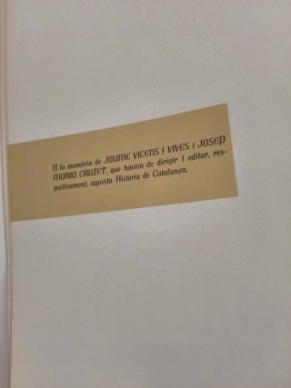 Libro Historia de Catalunya tengo el 1 y segundo