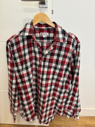Camisa Kamiserum Franela Manga Larga Talla L