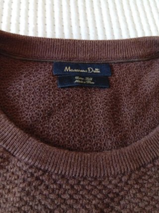 Jersey Massimo Dutti Hombre Marrón