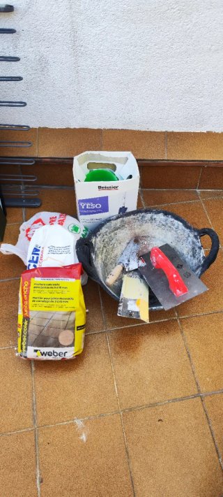 CONJUNTO accesorios Construcción (Llana, paleta, c
