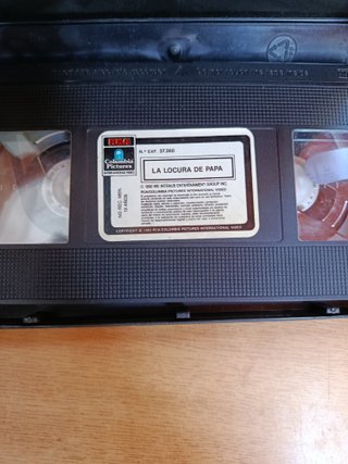 VHS La Locura de Papá Comedia Español