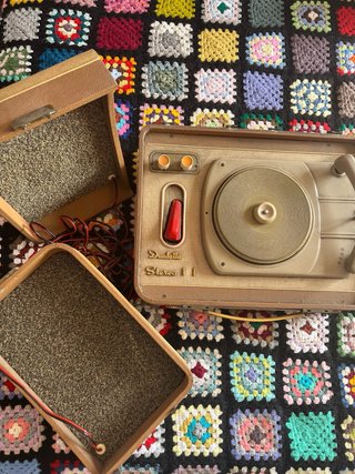 Tocadiscos Vintage Beige