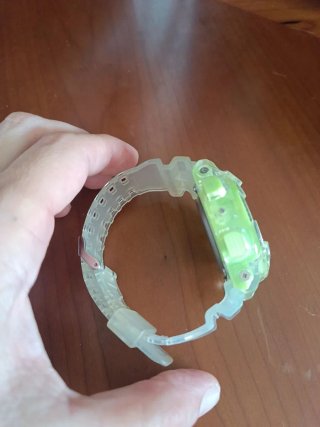 G-Shock Reloj Transparente Verde