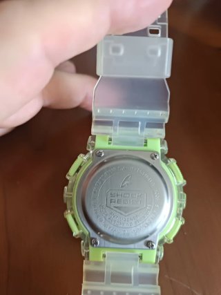 G-Shock Reloj Transparente Verde