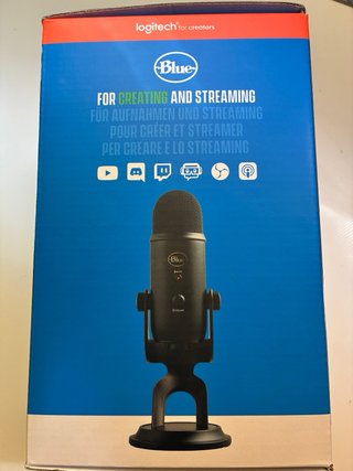 Micrófono Blue Yeti Negro - Como Nuevo