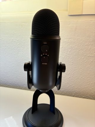 Micrófono Blue Yeti Negro - Como Nuevo