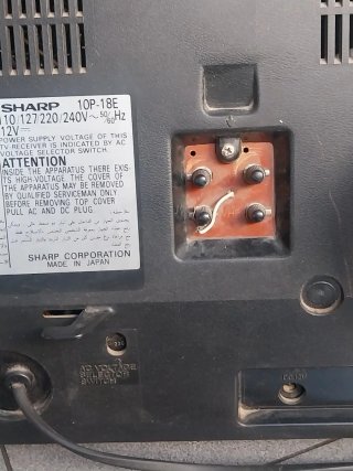 Antigua TV Radio Cassette Sharp