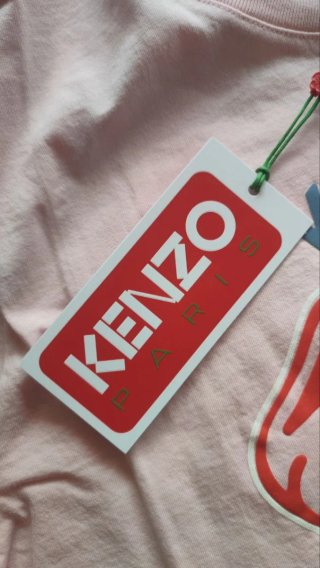 Camiseta Kenzo Paris Talla S Elefante Rosa
