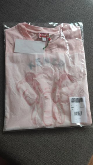 Camiseta Kenzo Paris Talla S Elefante Rosa