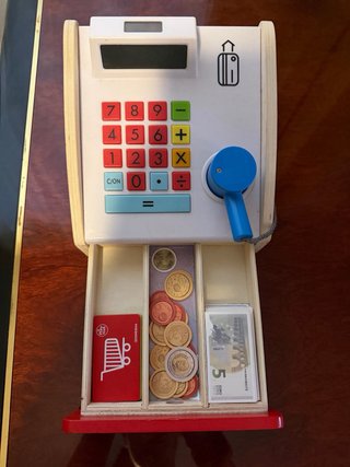 Caja Registradora Juguete Madera