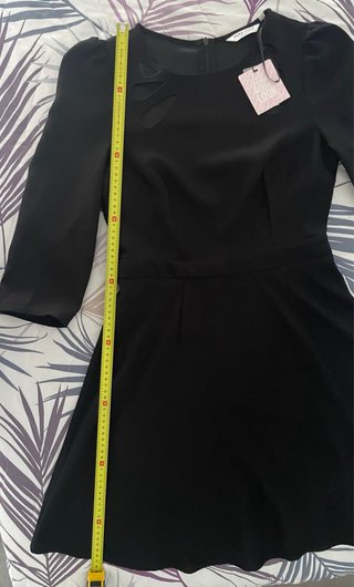 Vestido Naf Naf Negro T.36 Nuevo
