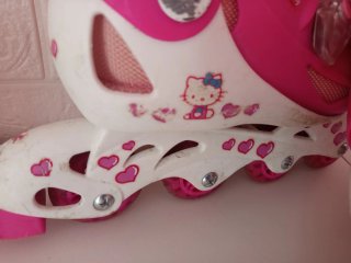 Patines en línea Hello Kitty rosas