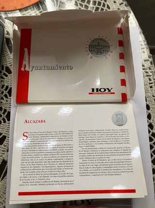 Colección Medallas Plata 925 Badajoz Ayer y Hoy