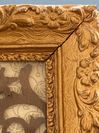 Precioso cuadro antiguo pintado a mano 1900s