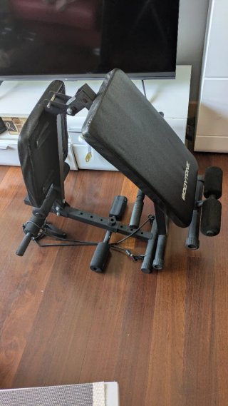 Banco Musculación Bodytone Negro