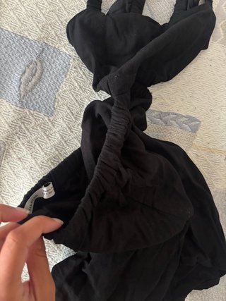 Mono corto negro vacaciones