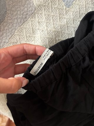 Mono corto negro vacaciones